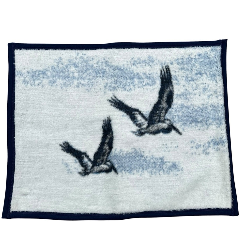 Biederlack Ducks Bird Pillowcase Pillow Sham Heavy Fleece USA Vintage Country